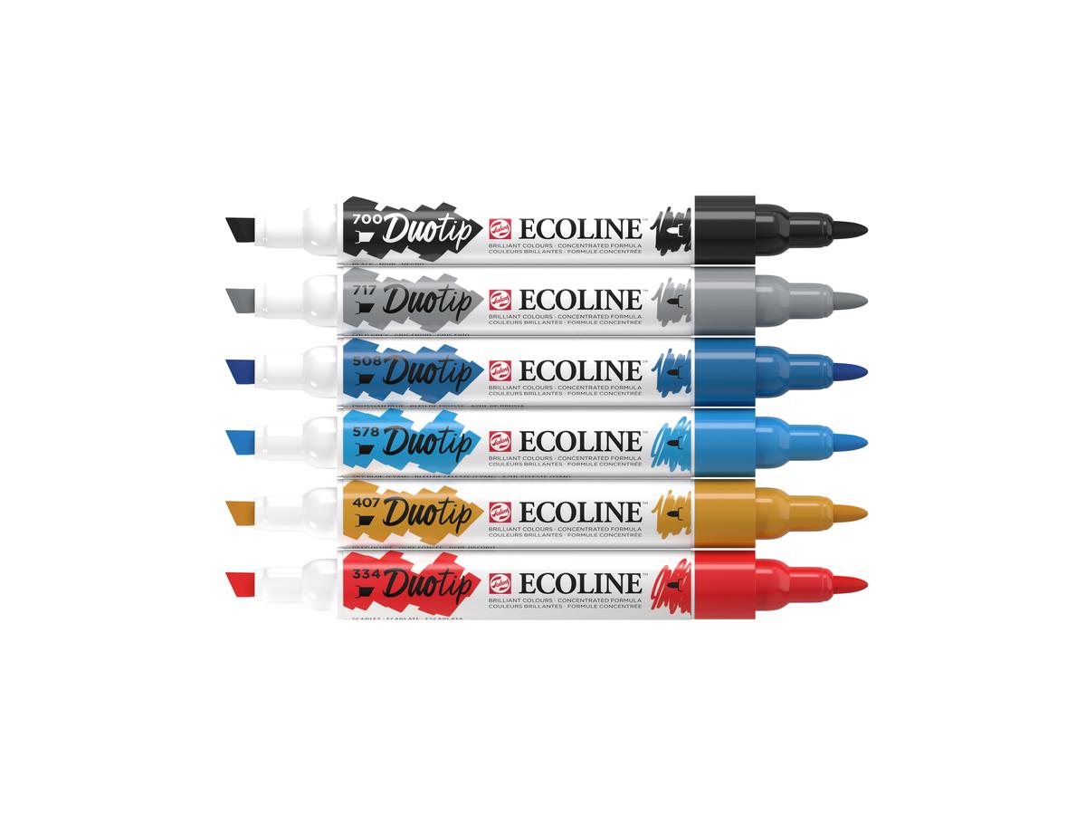TALENS ECOLINE DUOTIP MARKER SET URBAN LANDSCAPE 6 STÜCK 1