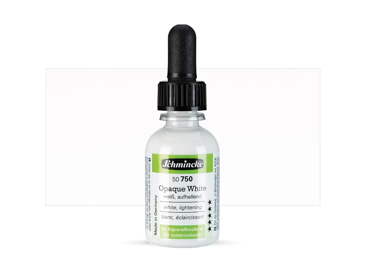 SCHMINCKE AQUA DROP 30ML 750 OPAQUE WHITE 1