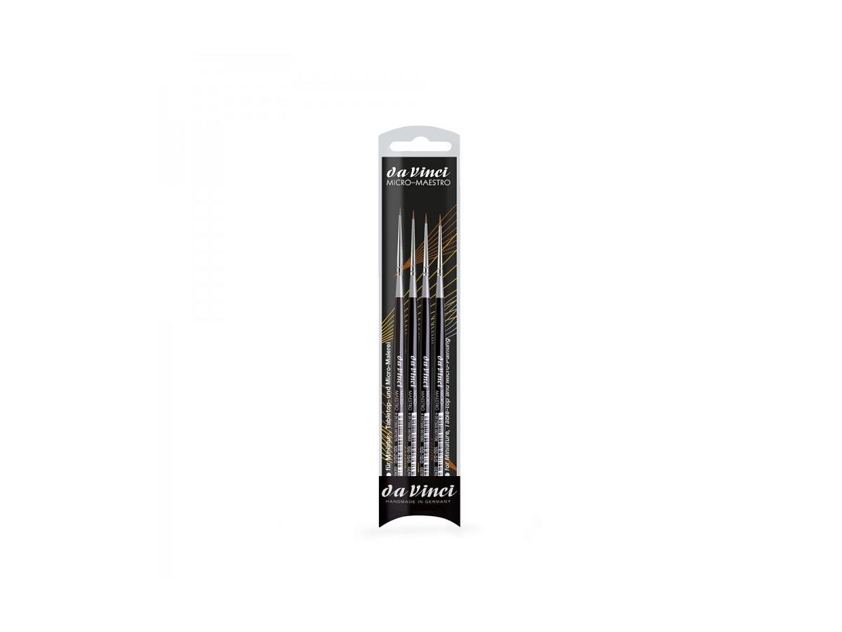DA VINCI MICRO-MAESTRO 4210 AQUARELLPINSEL SET 4X 1