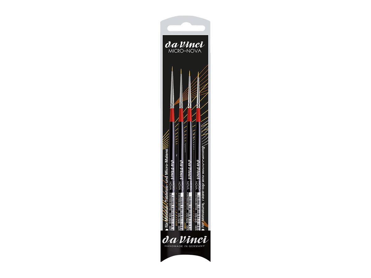 DA VINCI MICRO-NOVA 4270 AQUARELLPINSEL SET 4X 1
