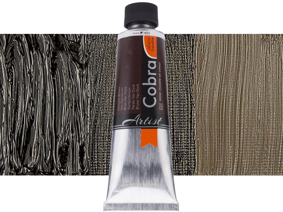 COBRA ARTIST WASSERVERMALBARE ÖLFARBE 150ML S2 403 VANDIJK BRAUN 1