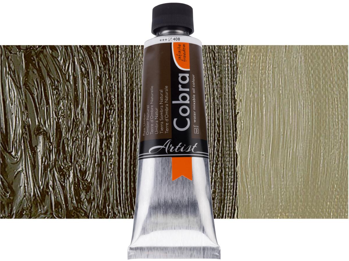 COBRA ARTIST WASSERVERMALBARE ÖLFARBE 150ML S3 408 UMBRA NATUR 1
