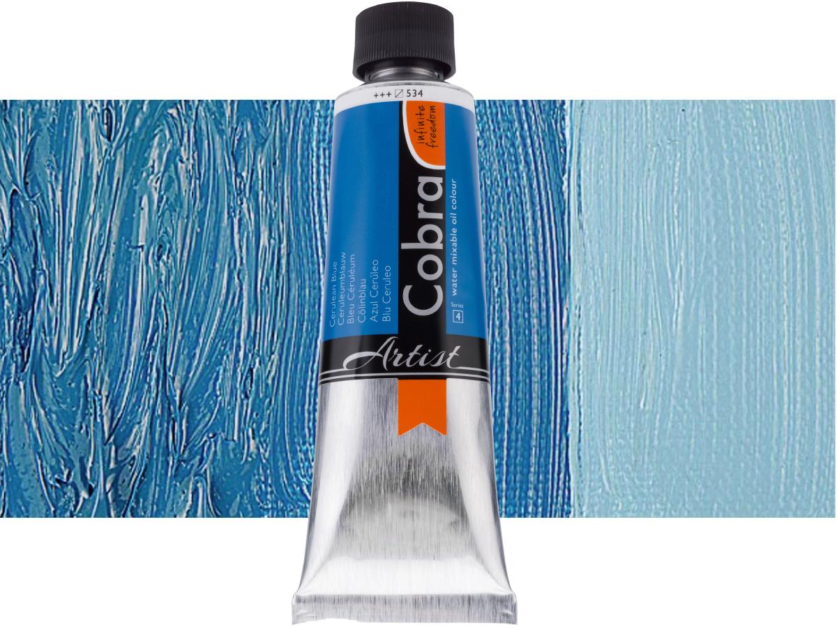 COBRA ARTIST WASSERVERMALBARE ÖLFARBE 150ML S4 534 CÖLINBLAU 1