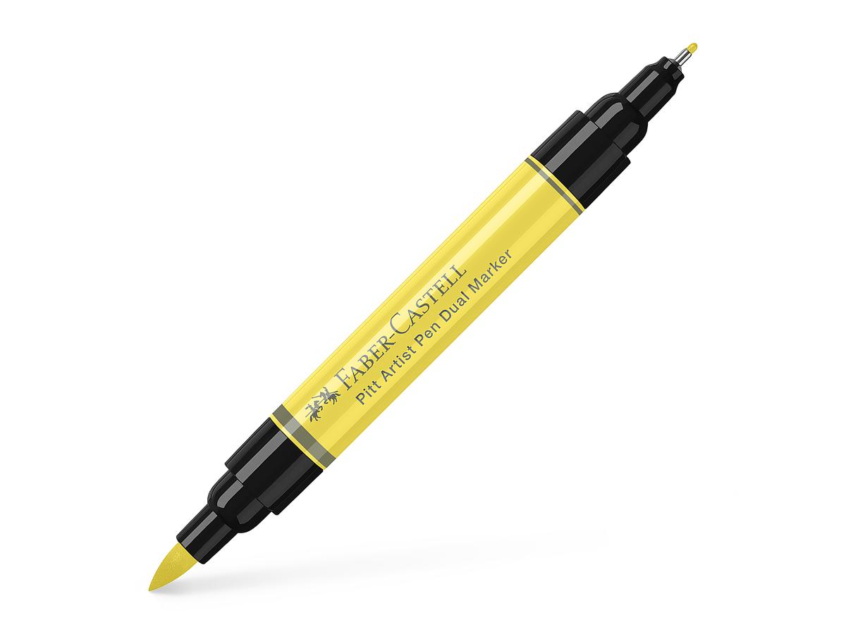 FABER-CASTELL PITT ARTIST PEN DUAL MARKER 104 HELL GELB GLÄNZEND 1