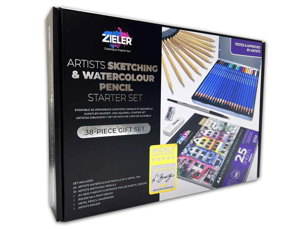ZIELER AQUARELL- UND BLEISTIFT STARTERSET 1