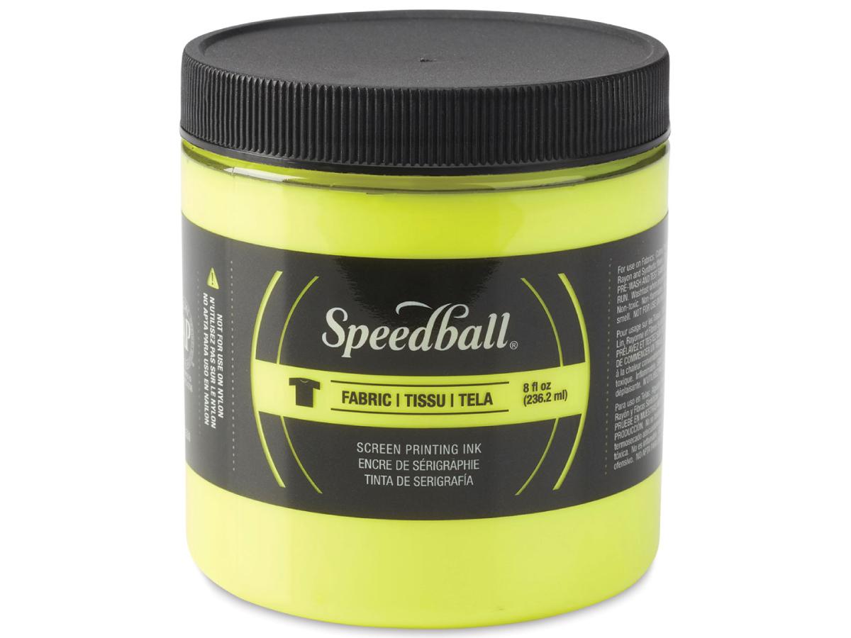 SPEEDBALL SIEBDRUCK FARBE FÜR TEXTIL 237ML FLUORESZIEREND GELB 017 1