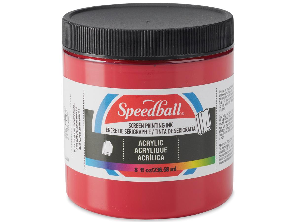 SPEEDBALL  ACRYL SIEBDRUCKFARBE 237ML DARK RED 007 1