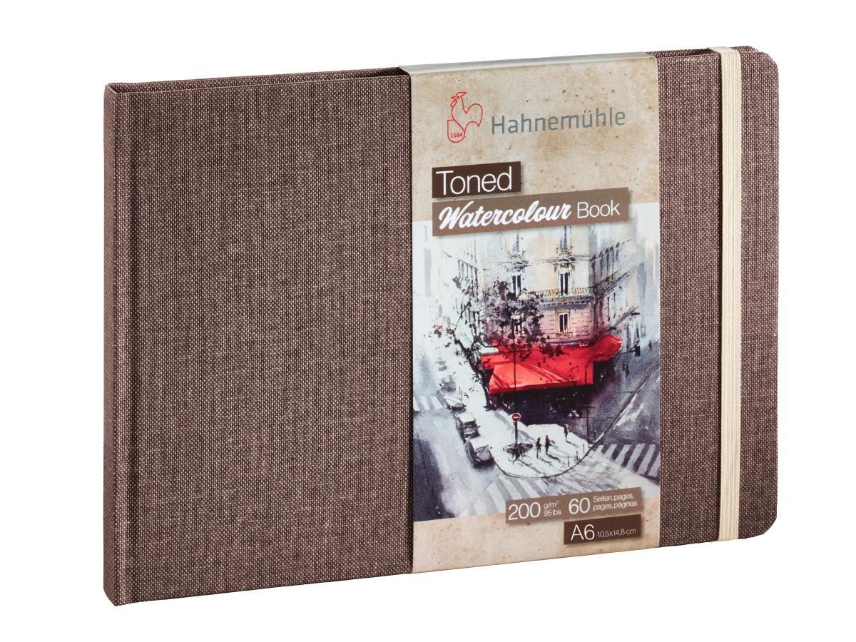 HAHNEMÜHLE TONED WATERCOLOUR BOOK A6 30 BLATT BEIGE 1