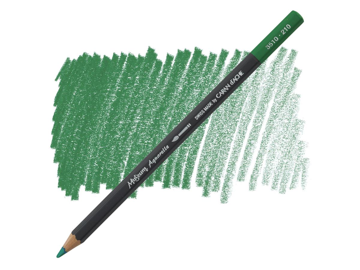 CARAN D'ACHE MUSEUM AQUARELLSTIFT 210 SMARAGDGRUN
 1