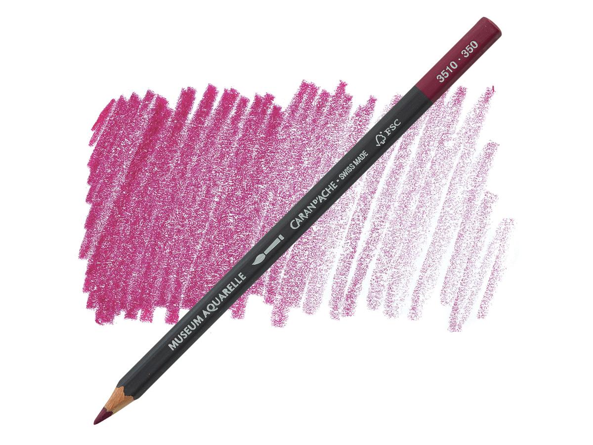 CARAN D'ACHE MUSEUM AQUARELLSTIFT 350 PURPURROT
 1