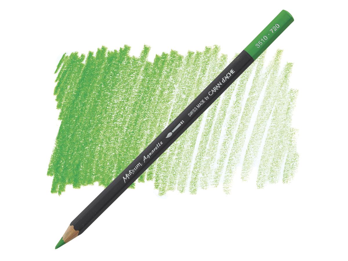 CARAN D'ACHE MUSEUM AQUARELLSTIFT 720 BRILLANTGRUN
 1
