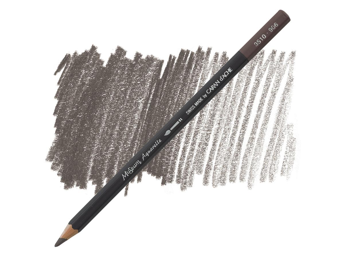 CARAN D'ACHE MUSEUM AQUARELLSTIFT 906 SEPIA 50%
 1