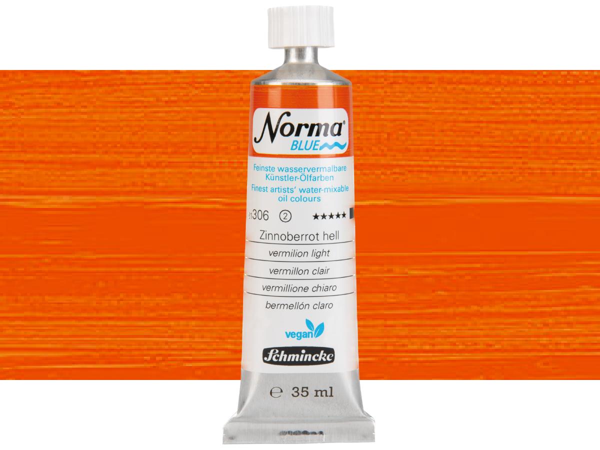 SCHMINCKE NORMA BLUE 35ML S2 306 ZINNOBERROT HELL 1