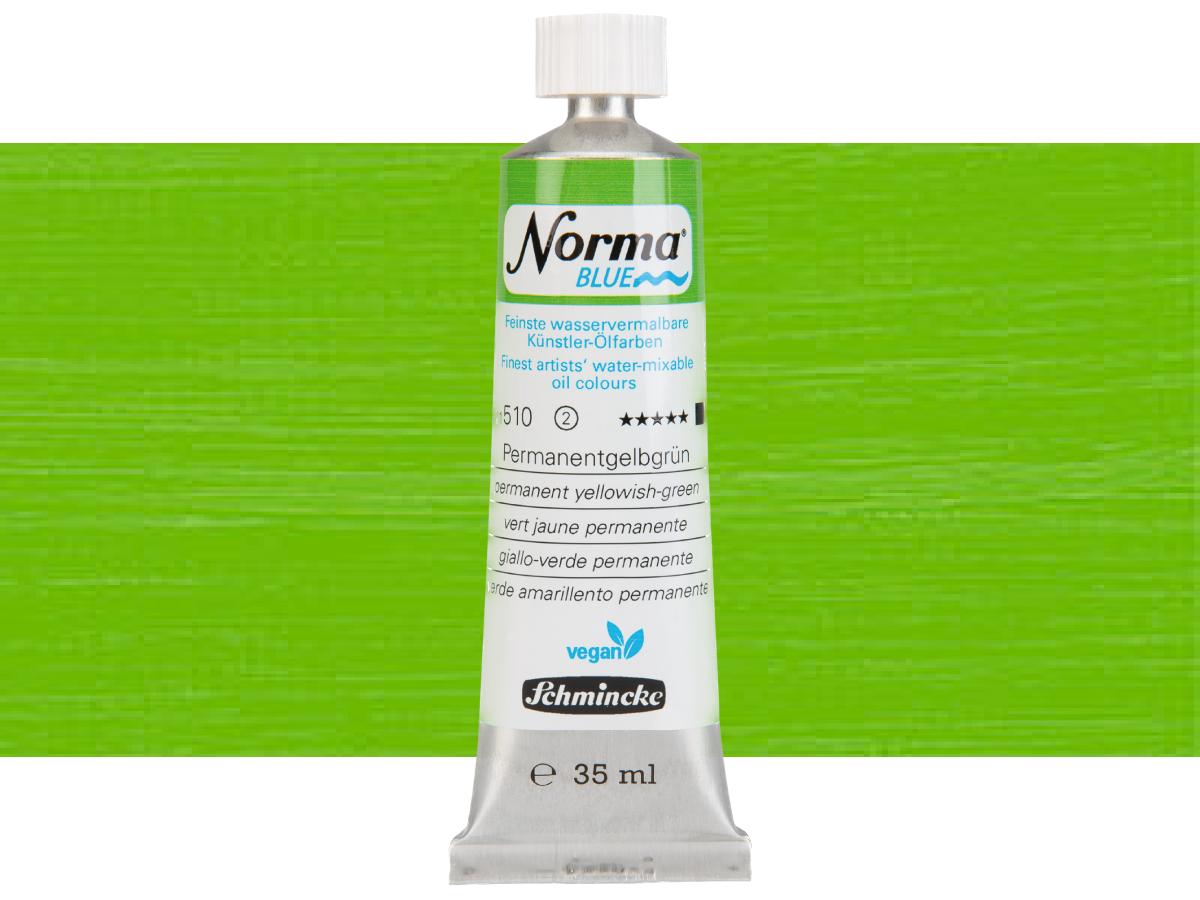 SCHMINCKE NORMA BLUE 35ML S2 510 PERMANENTGELBGRÜN 1