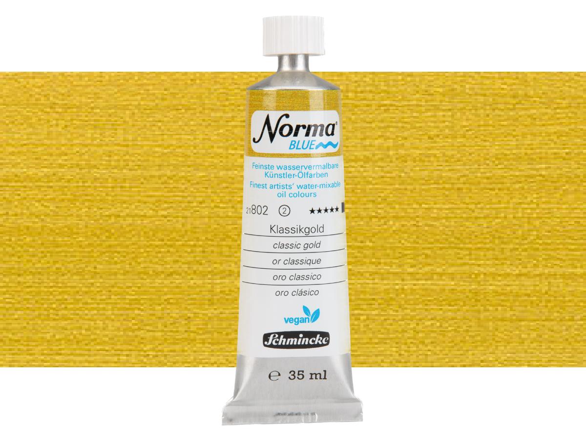 SCHMINCKE NORMA BLUE 35ML S2 802 KLASSIKGOLD 1
