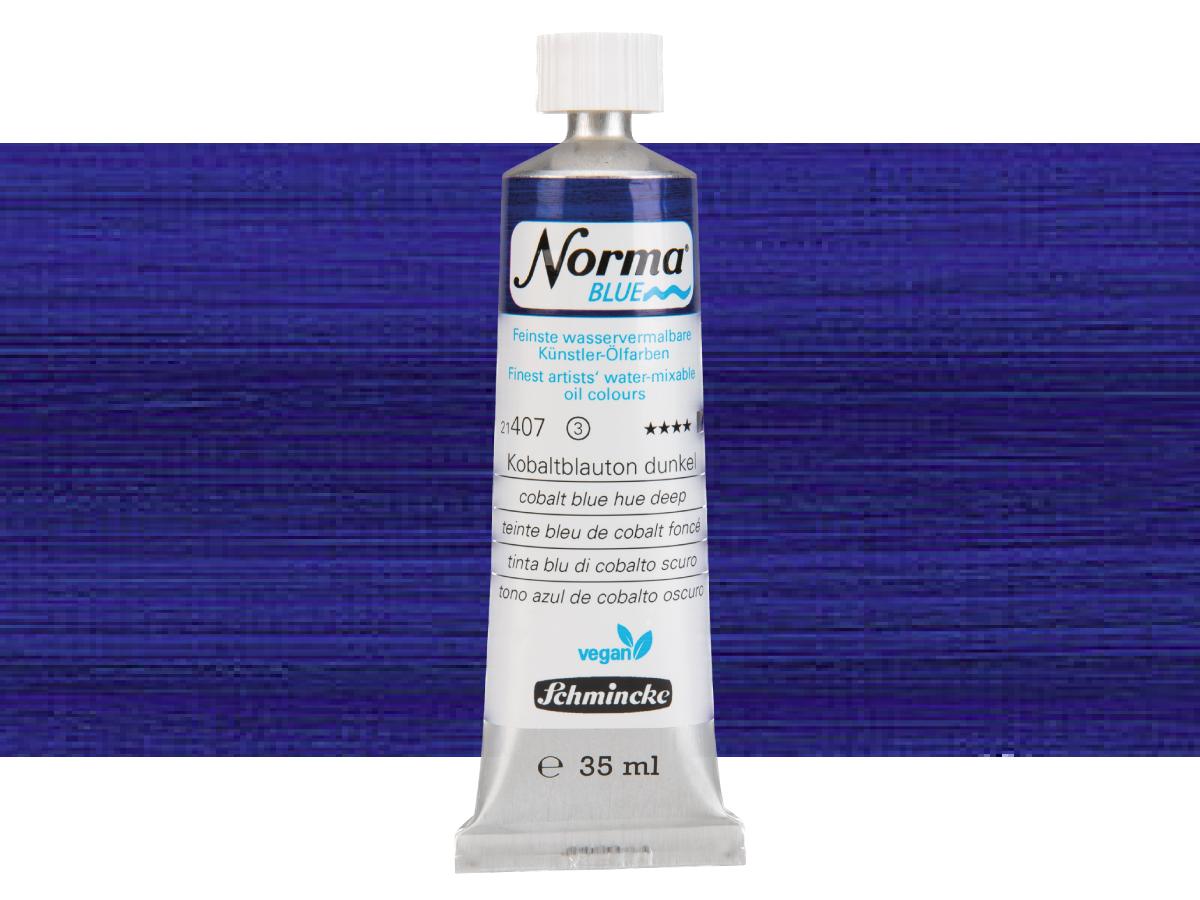 SCHMINCKE NORMA BLUE 35ML S3 407 KOBALTBLAUTON DUNKEL 1