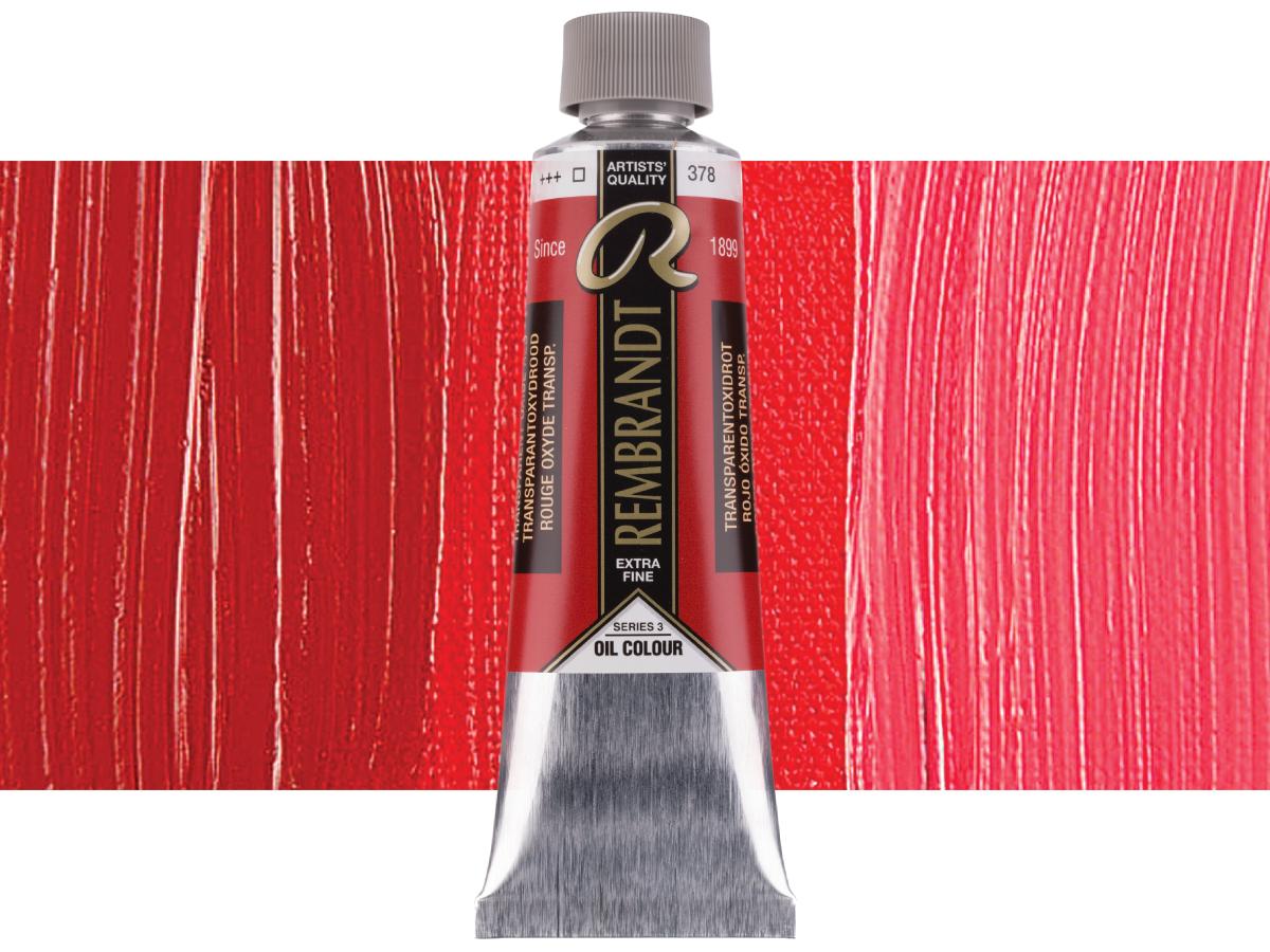 TALENS REMBRANDT ÖLFARBE 150ML S2 TRANSPARENTOXIDROT 378 1