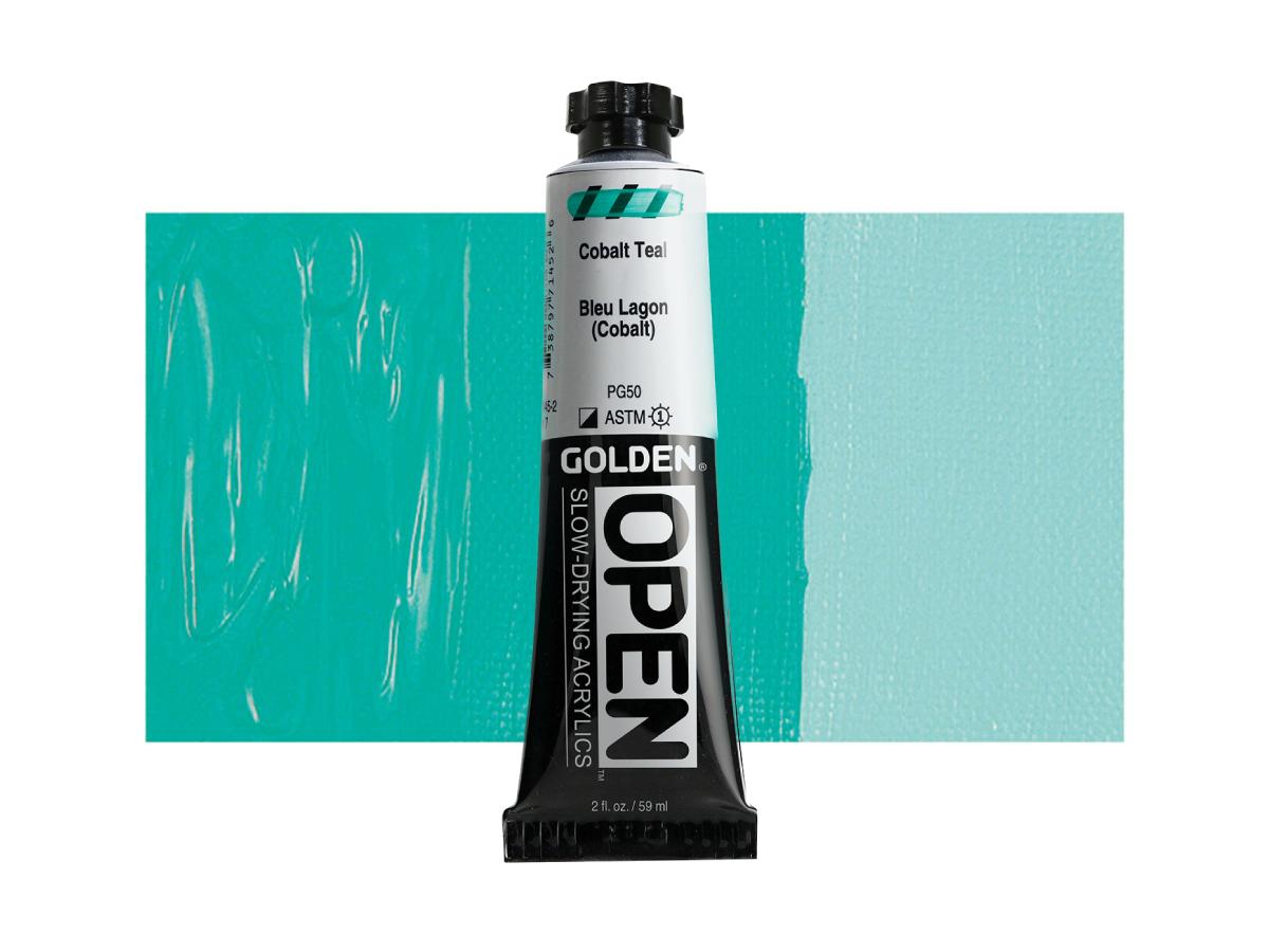 GOLDEN OPEN ACRYLIC 59ML 7145 S7 OPEN TEAL  1