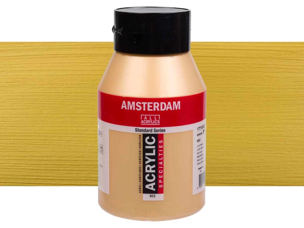 TALENS AMSTERDAM ACRYLVERF 1000ML 802 LICHTGOUD 1