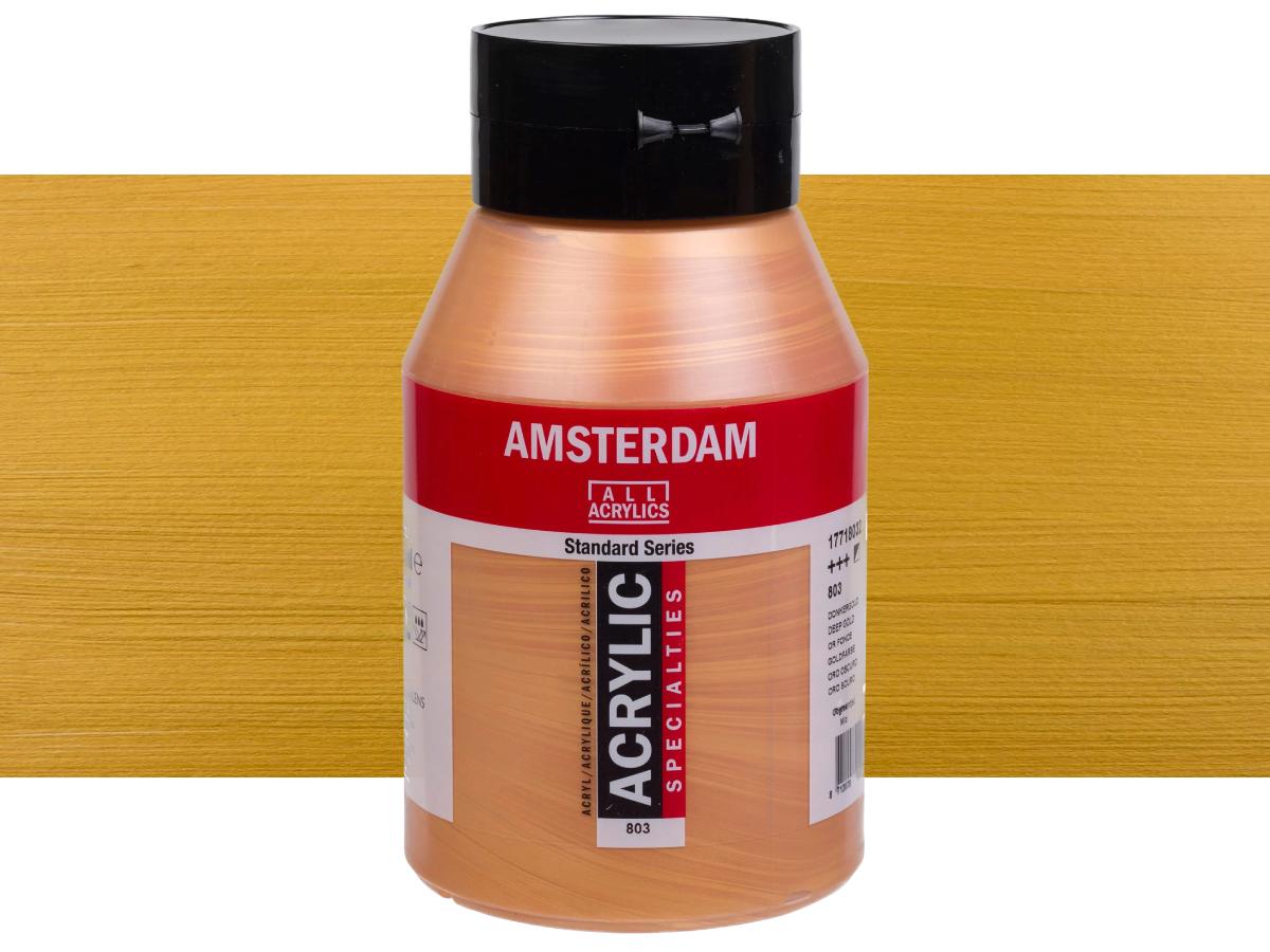 TALENS AMSTERDAM ACRYLVERF 1000ML 803 DONKERGOUD 1