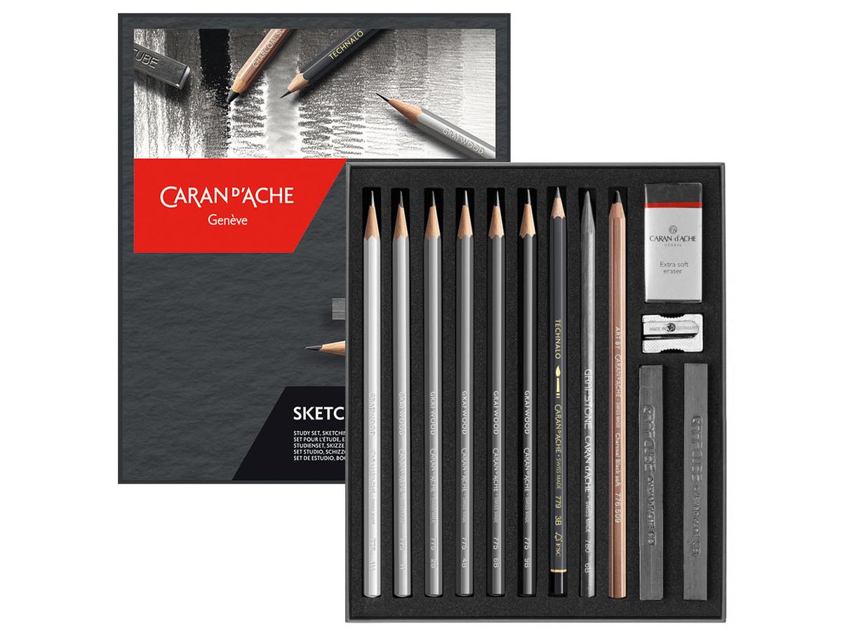 CARAN D'ACHE ARTIST SKIZZIER SET 14 STÜCK 1