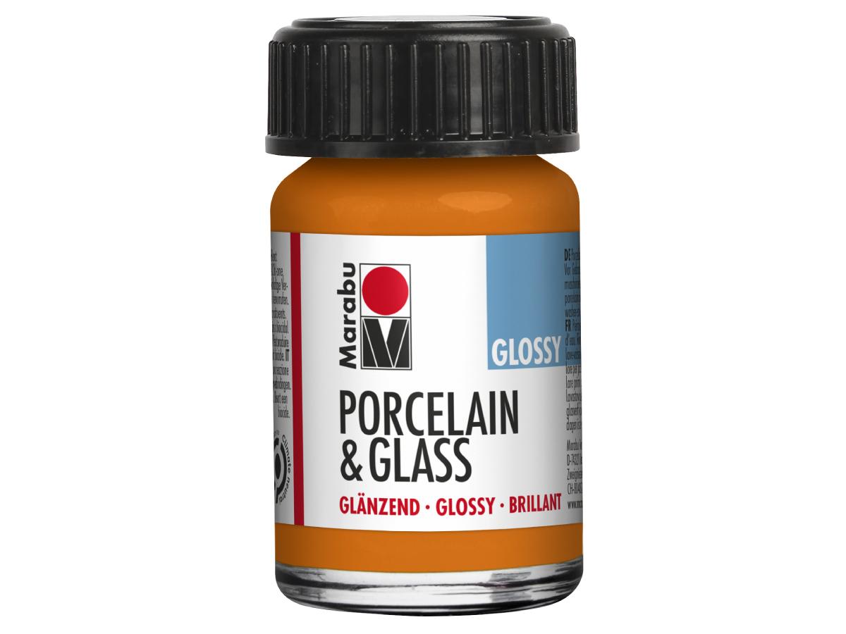 MARABU PORCELAIN GLASS GLOSSY 15ML 013 ORANGE 1