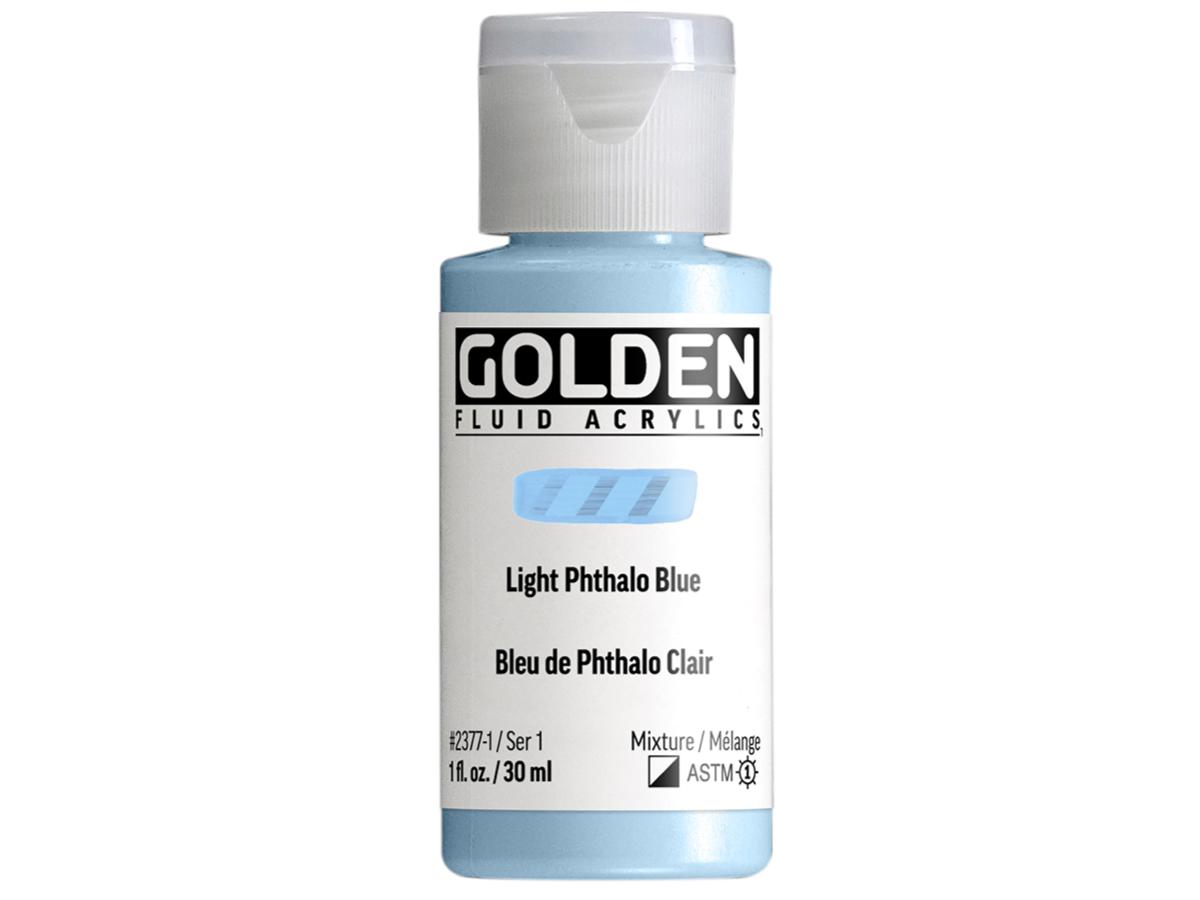 GOLDEN FLUID 30ML S1 377 LIGHT PHTHALO BLUE 1
