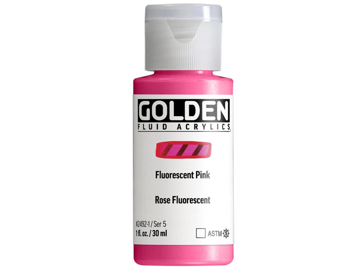 GOLDEN FLUID 30ML S5 492 FLUORESCENT PINK 1