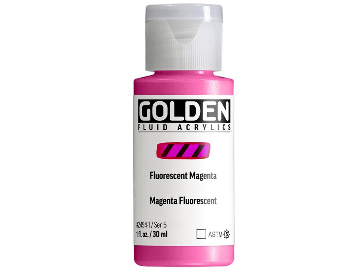 GOLDEN FLUID 30ML S5 494 FLUORESCENT MAGENTA 1