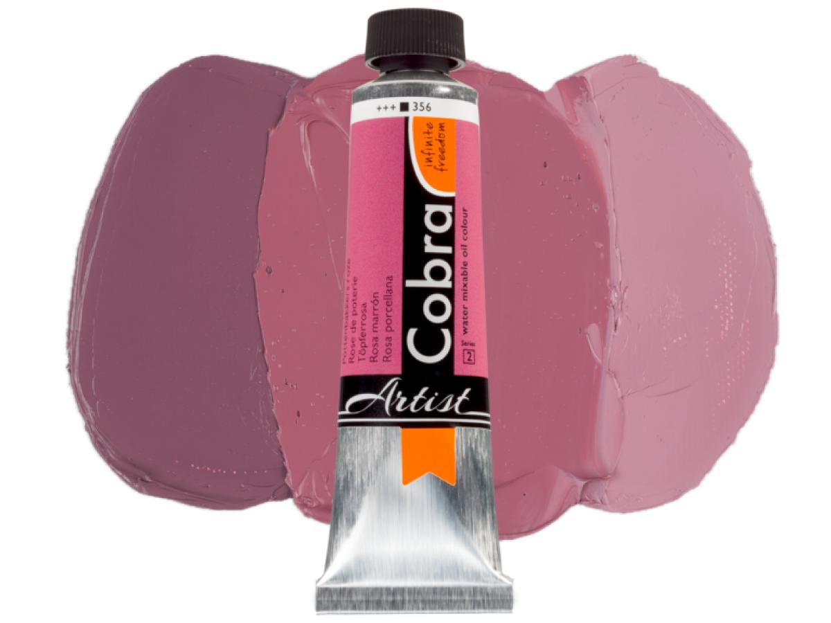 COBRA ARTIST WASSERVERMALBARE ÖLFARBE 40ML 356 TÖPFERROSA 1