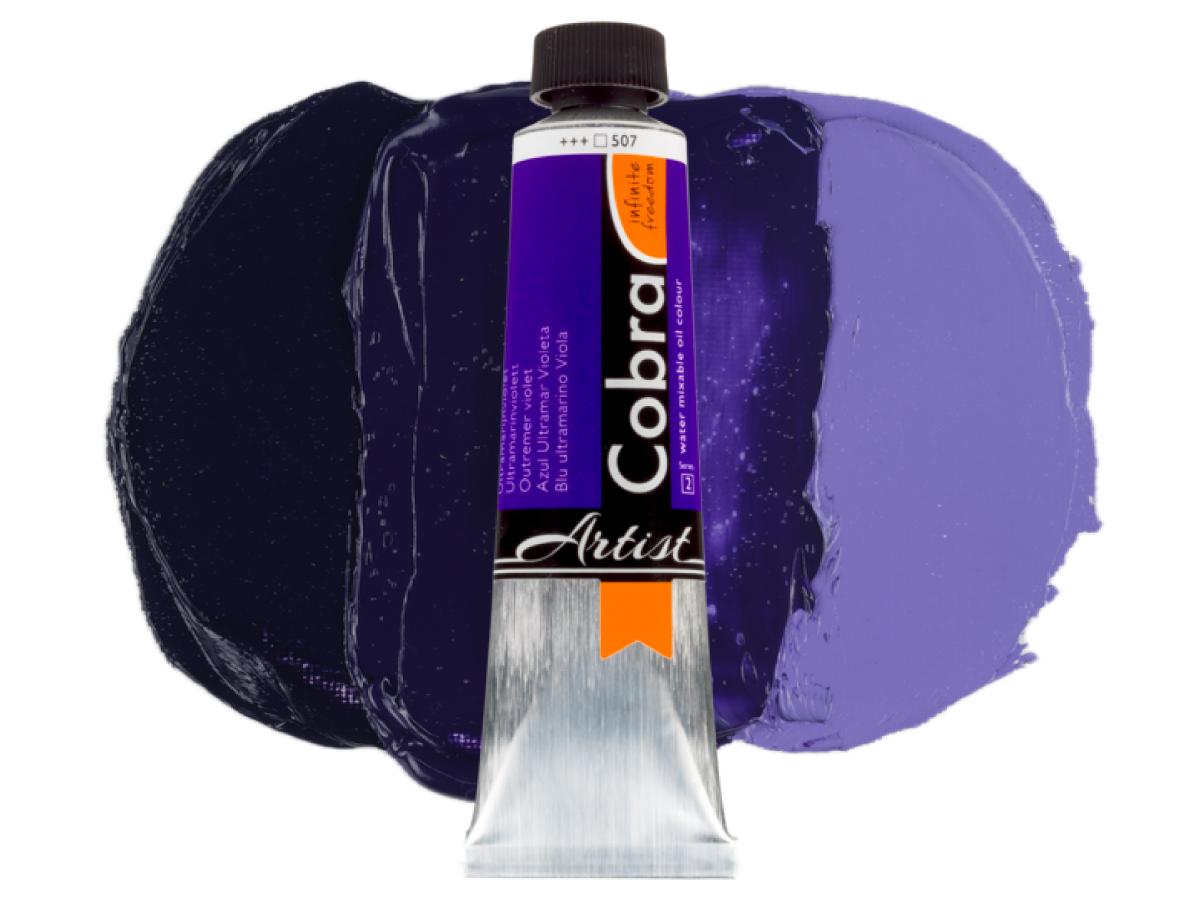 COBRA ARTIST WASSERVERMALBARE ÖLFARBE 40ML  507 ULTRAMARIN VIOLETT 1