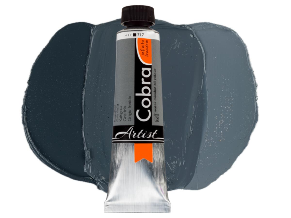 COBRA ARTIST WASSERVERMALBARE ÖLFARBE 40ML 717 KALTGRAU 1