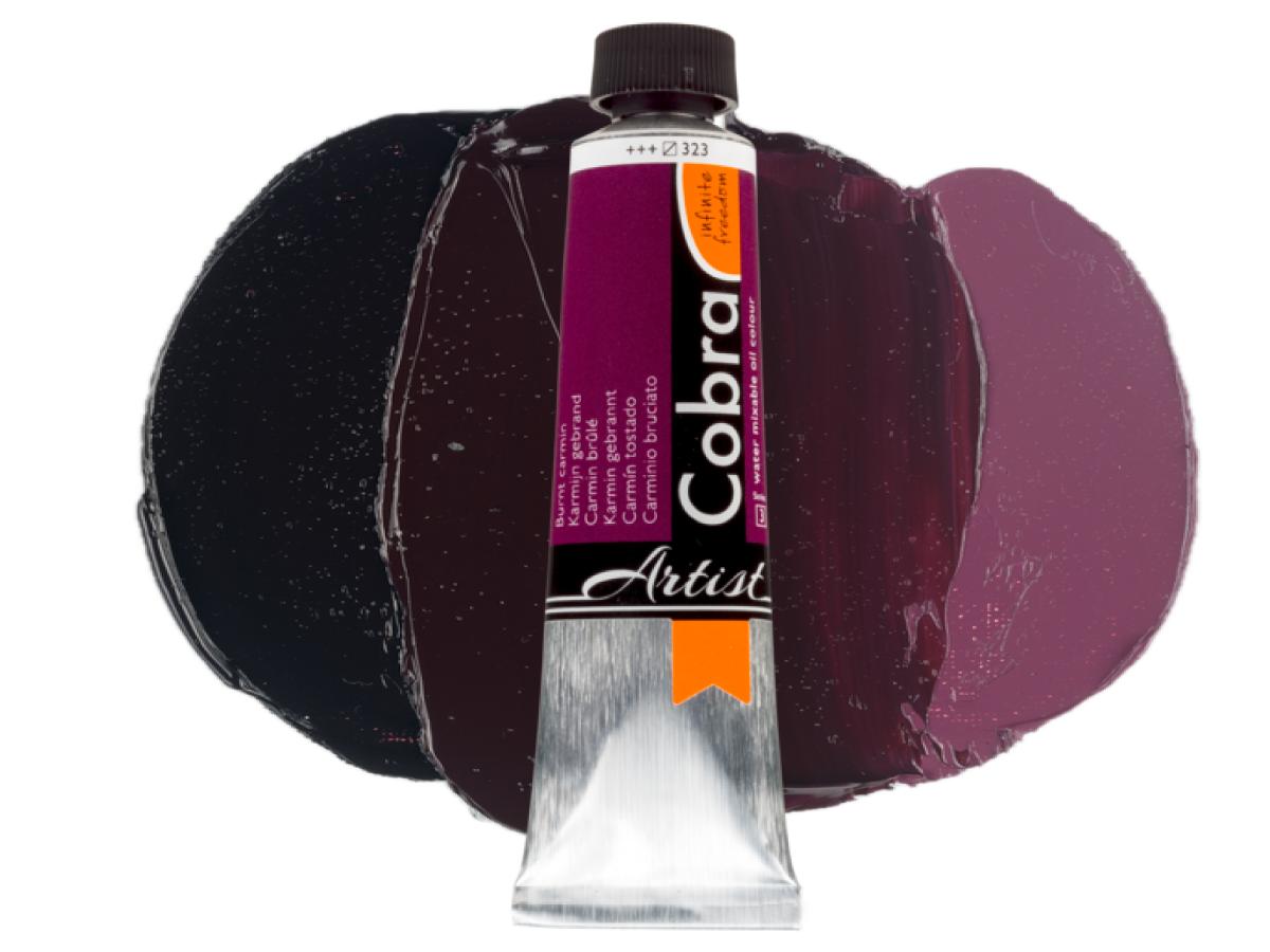 COBRA ARTIST WASSERVERMALBARE ÖLFARBE 40ML 323 KARMIN GEBRANNT 1