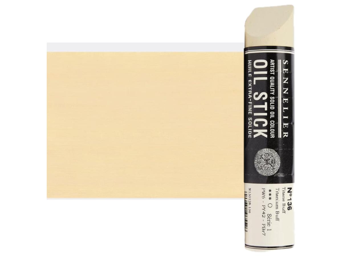 SENNELIER ÖL-STICK 96ML S1 TITANWEISS BUFF 136 1