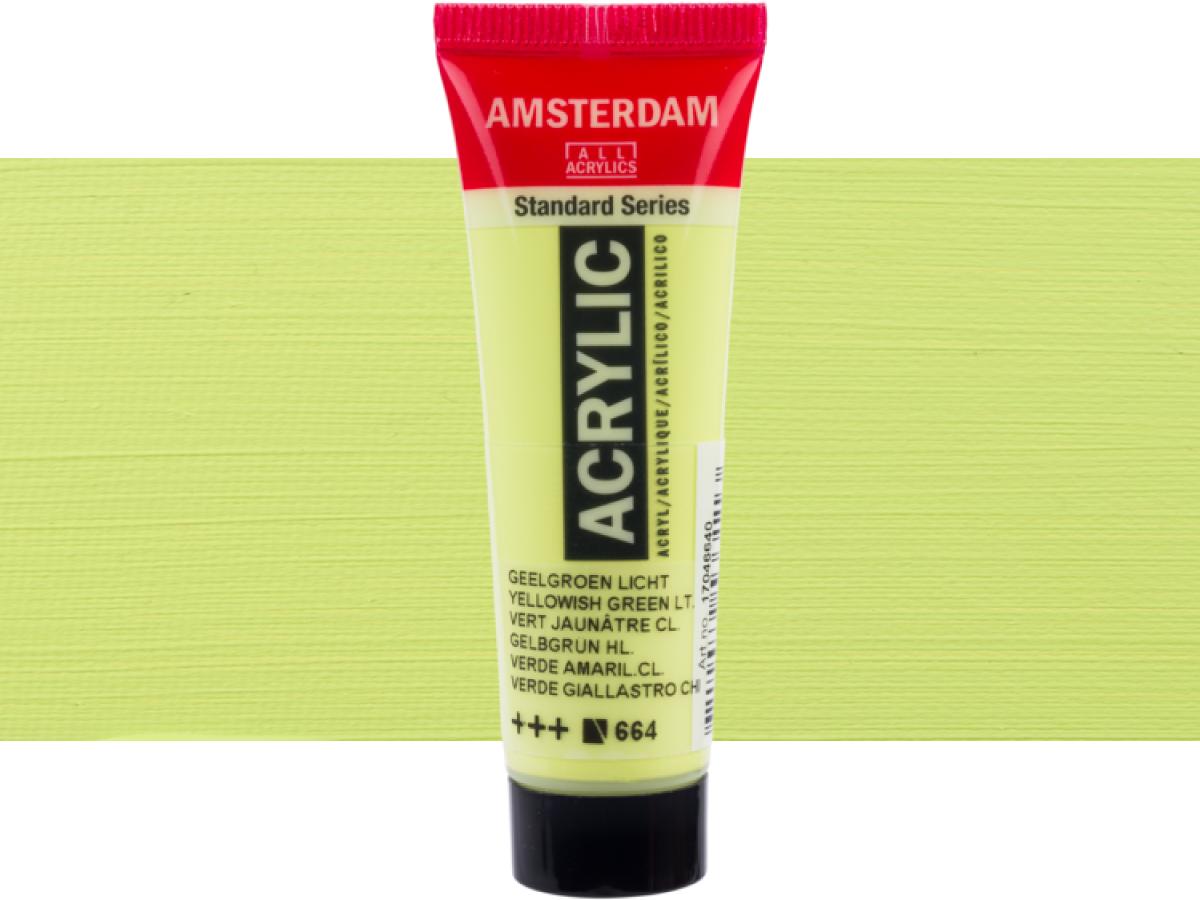 TALENS AMSTERDAM STANDARD ACRYL 20ML 664 GELBGRÜN HELL 1