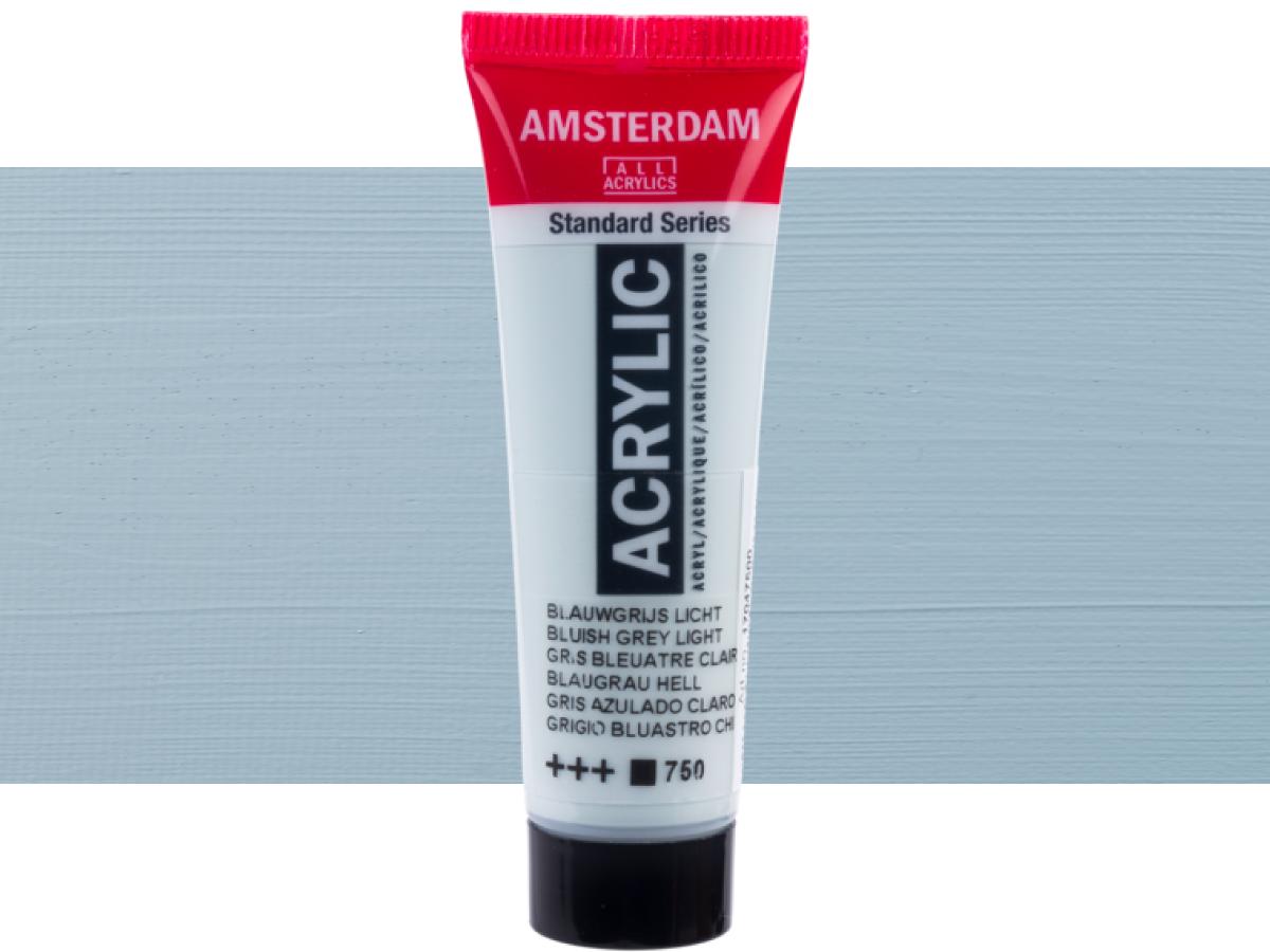 TALENS AMSTERDAM STANDARD ACRYL 20ML 750 BLAUGRAU HELL 1