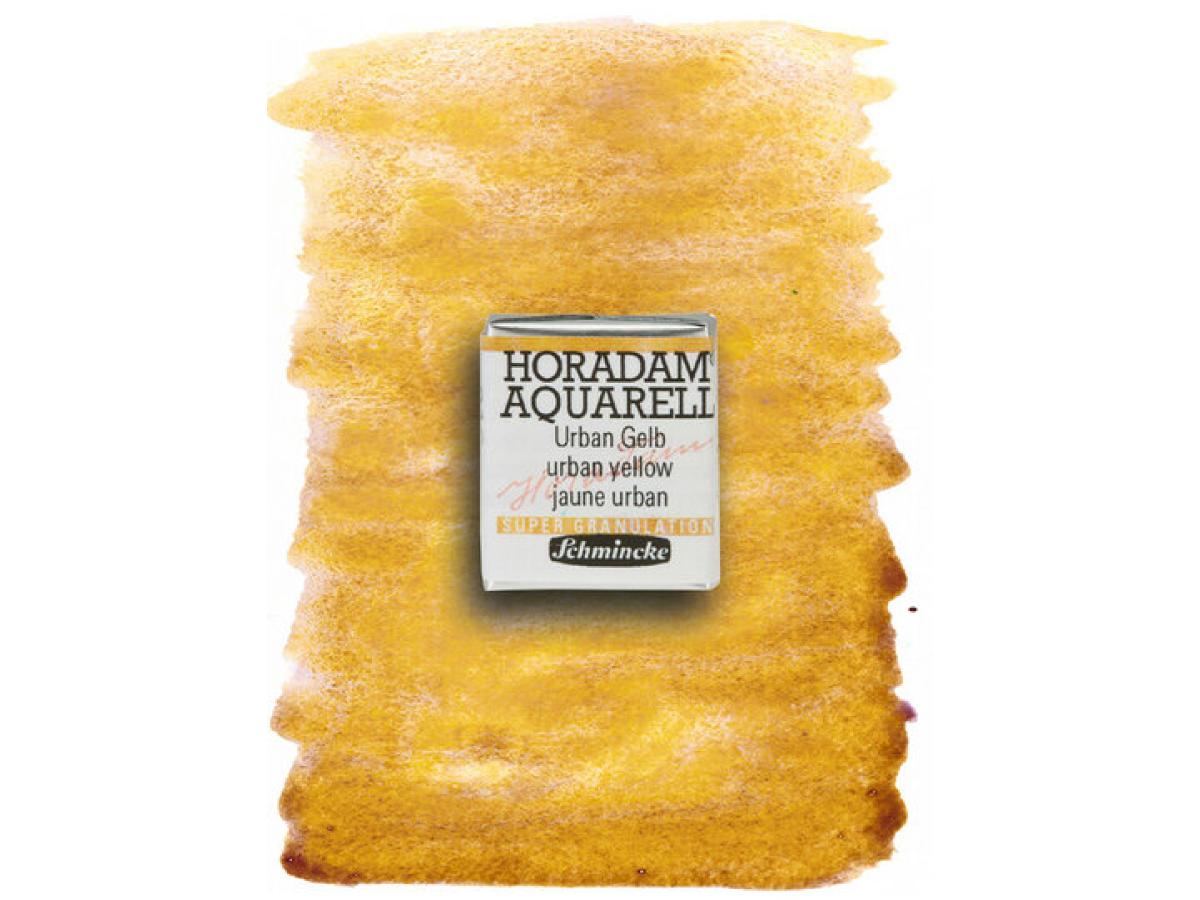 SCHMINCKE HORADAM AQUARELL 1/2 NAPF S3 916 URBAN YELLOW 1
