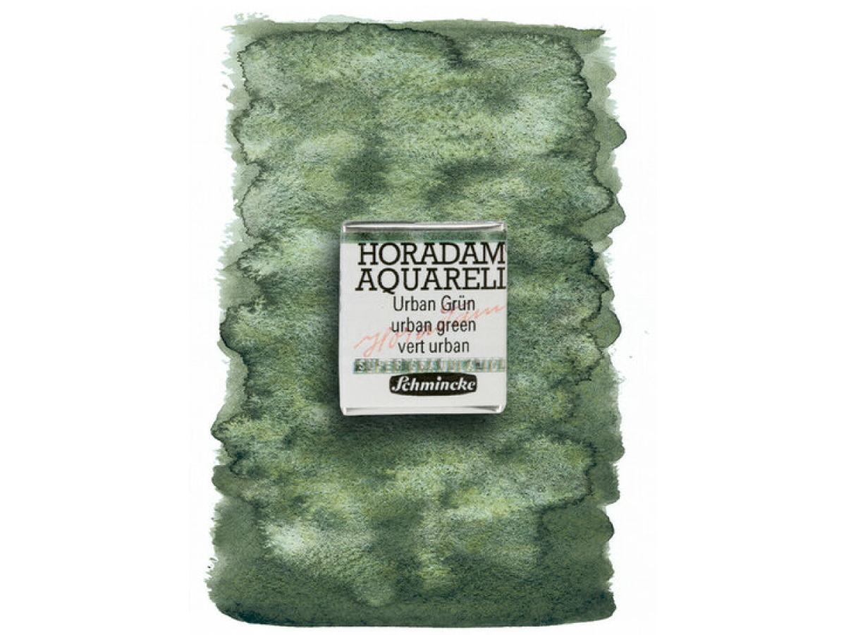 SCHMINCKE HORADAM AQUARELL 1/2 NAPF S3 936 URBAN GREEN 1