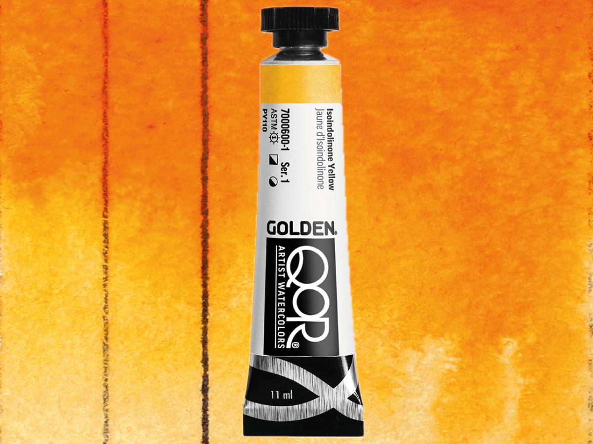 GOLDEN QOR WATERCOLOR 11ML SERIE 1 ISOINDOLINONE YELLOW 600 1