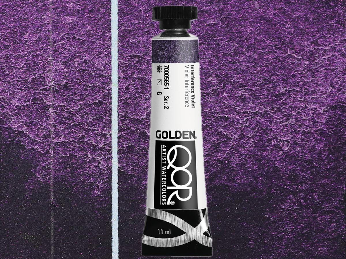 GOLDEN QOR WATERCOLOR 11ML SERIE 2 INTERFERENCE VIOLET 565 1