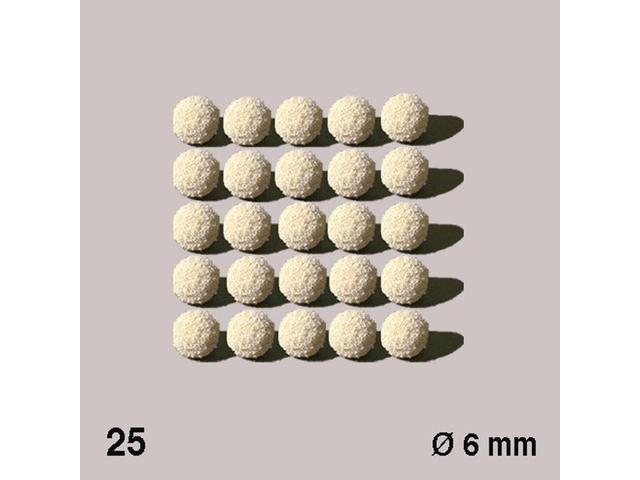 SCHWAMMGUMMIKUGELN 6MM (25 ST) 01.08106.25 1