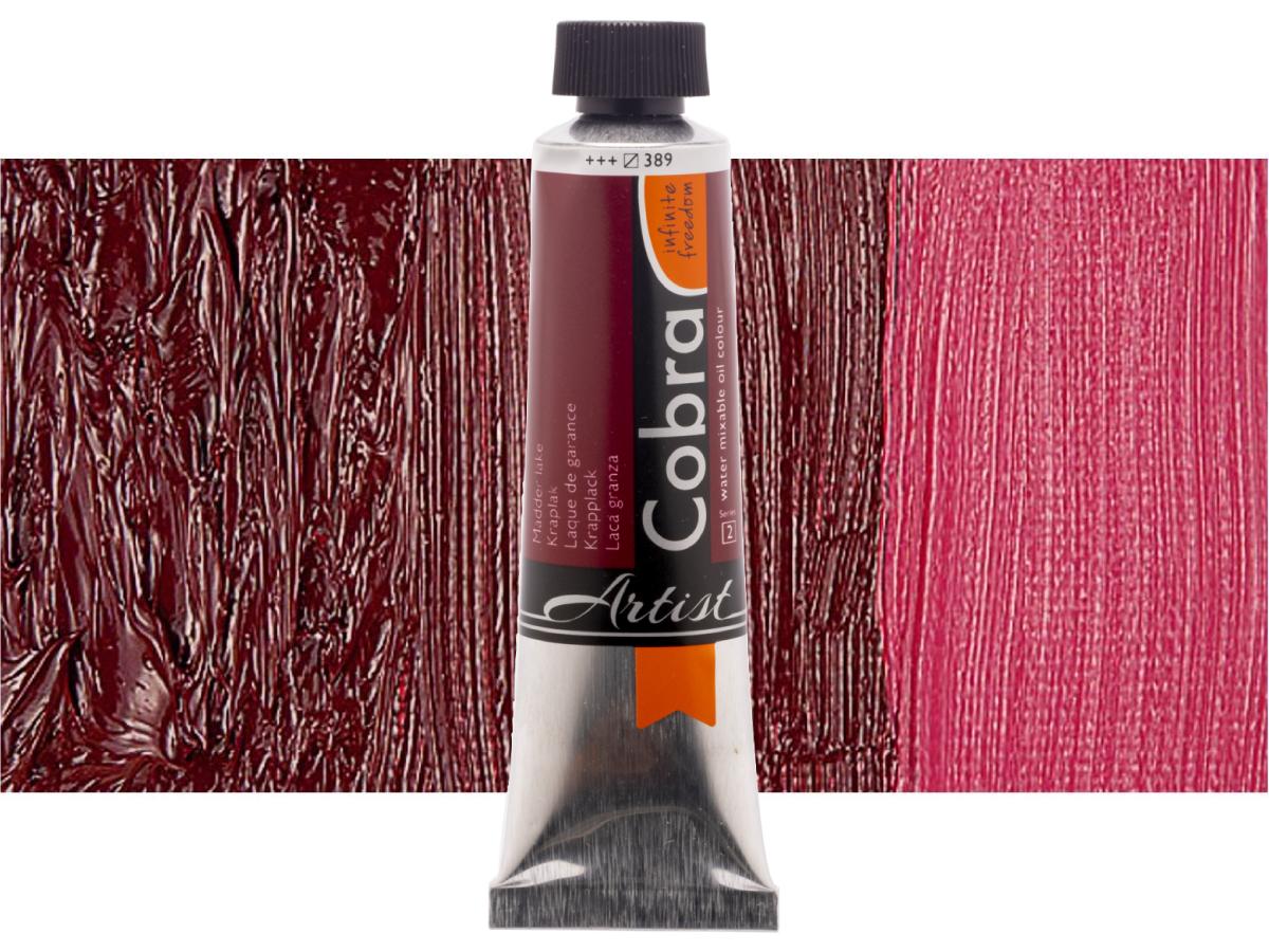 COBRA ARTIST WASSERVERMALBARE ÖLFARBE 40ML 389 KRAPPLACK 1