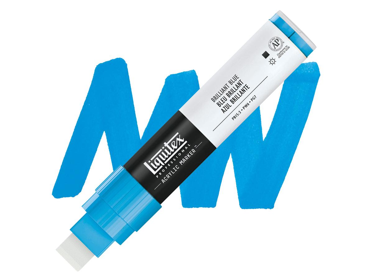 LIQUITEX ACRYL MARKER 0570 15MM BRILLIANT BLUE 1