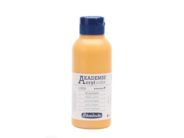 SCHMINCKE AKADEMIE ACRYL COLOR 250ML S1 659 NEAPELGELB 1