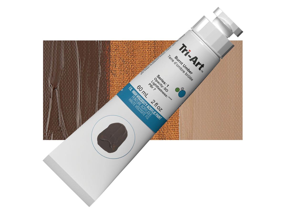 TRI-ART ACRYLFARBE 60ML S1 UMBRA GEBRANNT 1