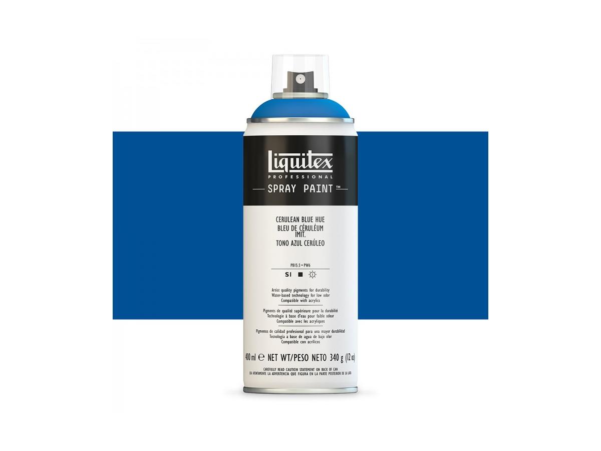 LIQUITEX SPRAY PAINT 400ML CERULEAN BLUE HUE 1