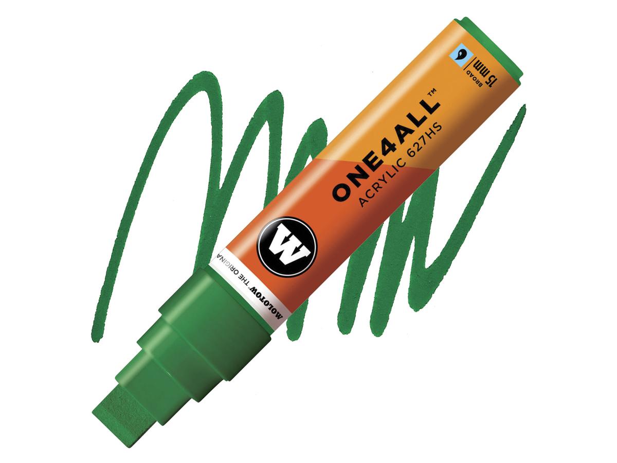 MOLOTOW ONE4ALL MARKER 627HS 096 15MM MR. GREEN 1