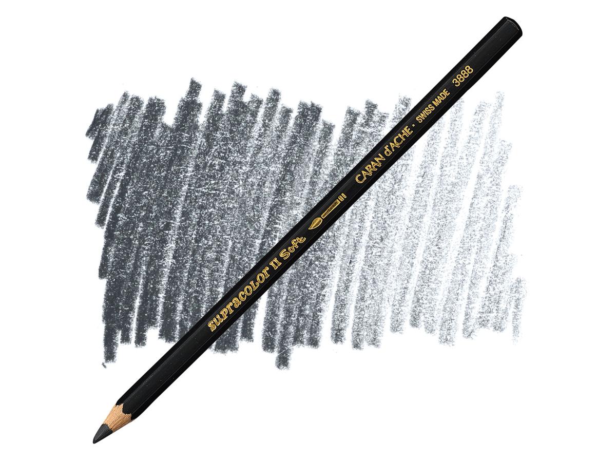CARAN D'ACHE SUPRACOLOR 009 AQUARELLSTIFT SCHWARZ 1