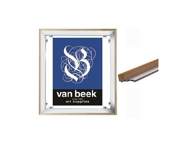 ALUFRAME BASIC LEINEN 50X100CM, 45MM 1