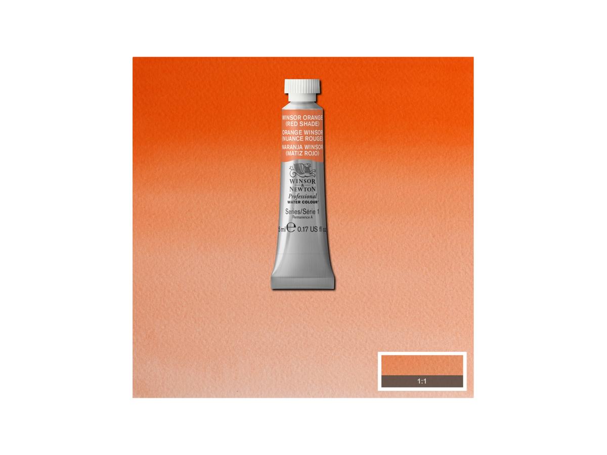 WINSOR & NEWTON AQUARELLFARBE 5ML 723 WINSORANGE RÖTLCH 1